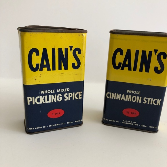 Vintage Cain's spice tins - Picture 2 of 2